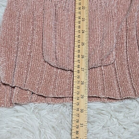 Seven7 Chenille Open Cardigan Sweater Sz SMALL Soft Cozy Pastel Cottagecore - Picture 7 of 8